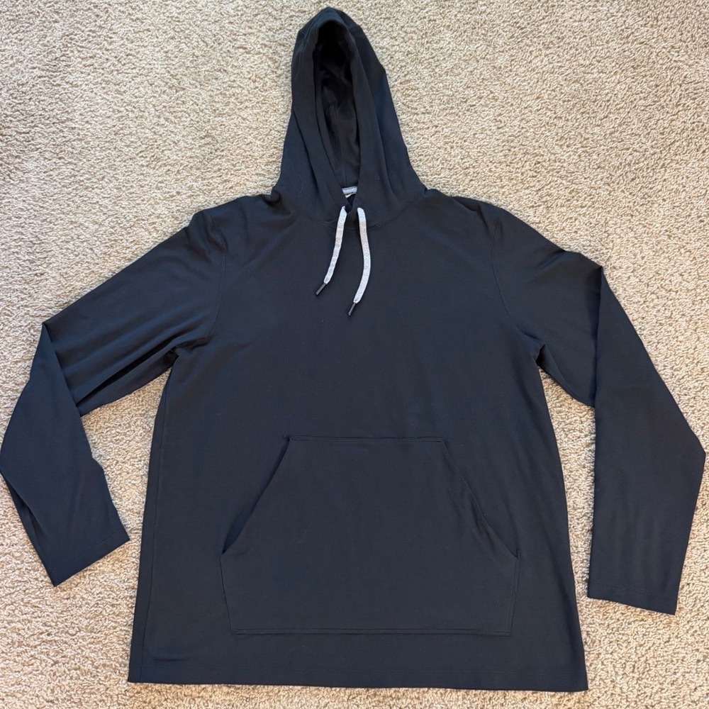 Lululemon Mens City Sweat Pullover Hoodie Black XL LM3F86S